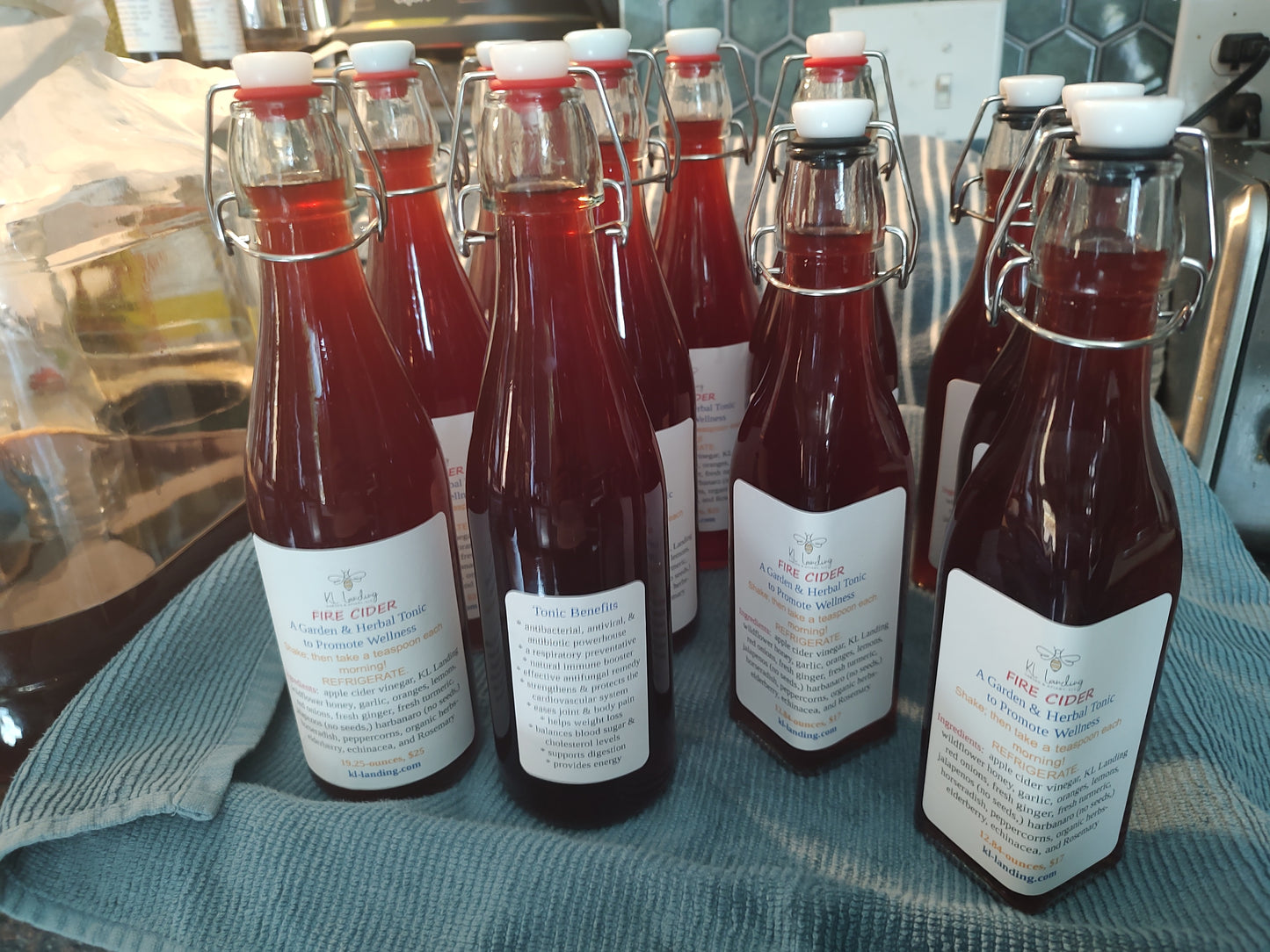 Fire Cider, a Garden & Herbal Tonic, 19-ounces