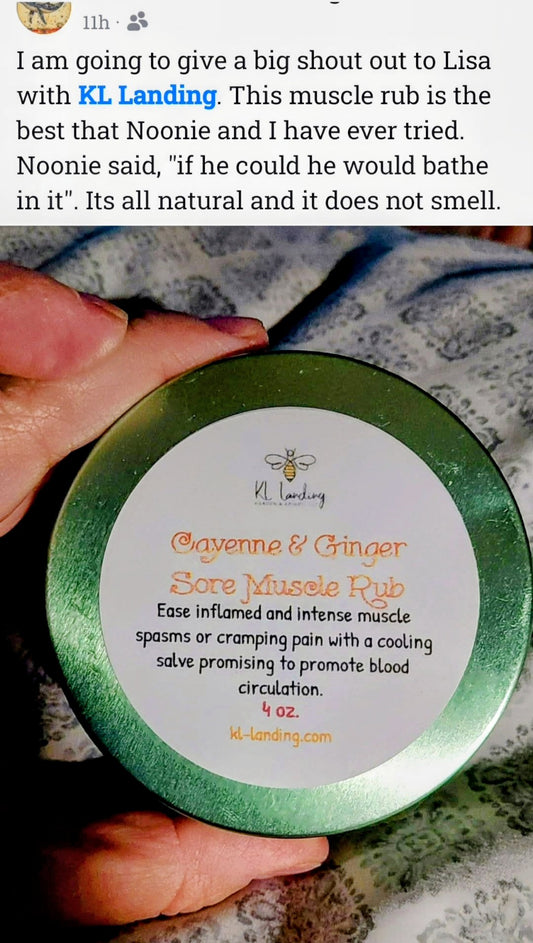 Cayenne and Ginger Sore Muscle Rub